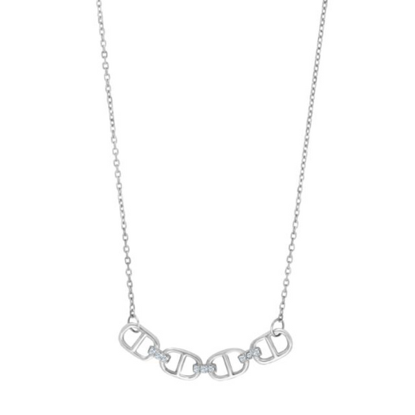 Joanli Nor rhodium silver-plated Lara Necklace