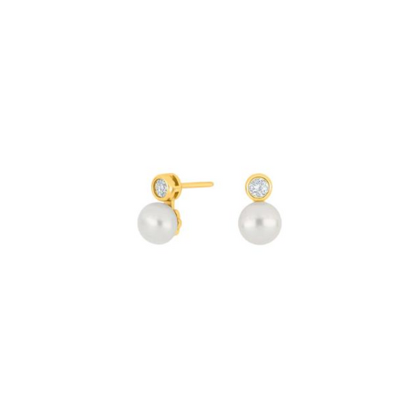 Joanli Nor gold-plated Nomi earrings 10mm