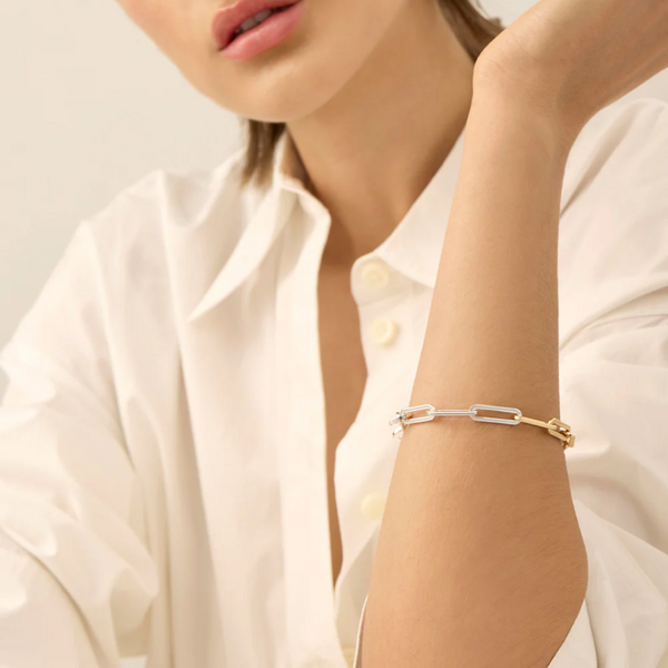 Jenny Bird Andi Bracelet in Two Tone