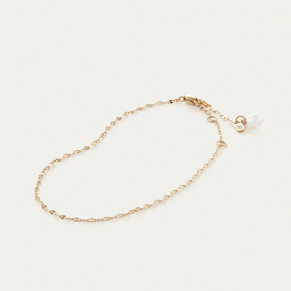 Jenny Bird Capri Anklet in high polish Gold