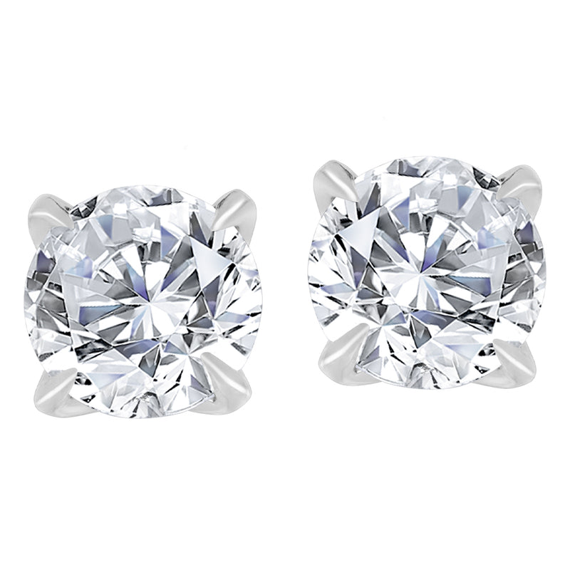 10K White Gold .50ctw Lab Grown Diamond Studs