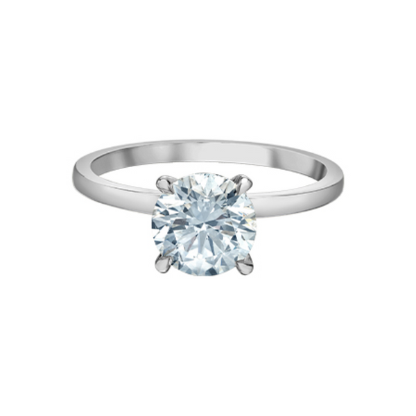 14K WG 1.02CT RB LAB GROWN DIAMOND SOLITAIRE