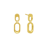 Dean Davidson Yellow Gold Plated Bleecker Mini Drop Earrings