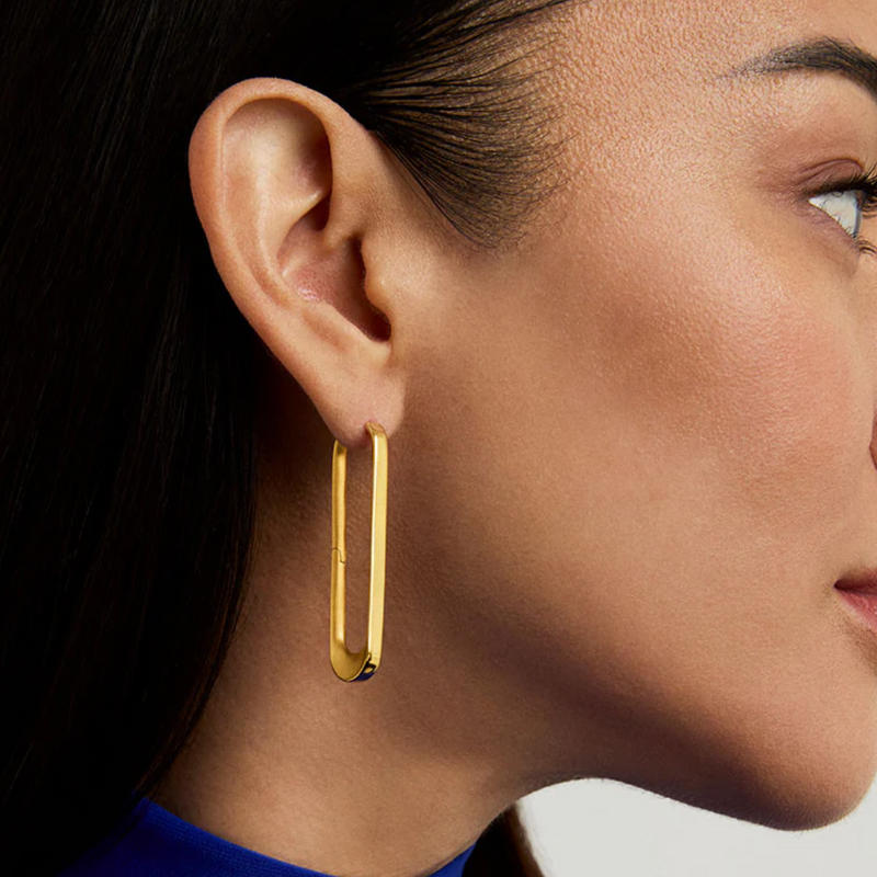 Dean Davidson Yellow Gold Plated Crosby Drop Hoops