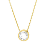 Dean Davidson Yellow Gold plated Crystal Quartz Signature Pendant