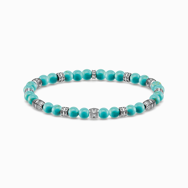 Thomas Sabo Turquoise Beaded Bracelet