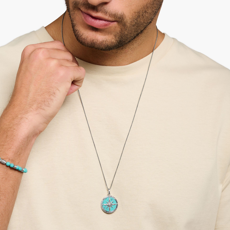 Thomas Sabo Turquoise Compass Pendant