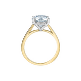 14K Yellow Gold 3.01ct Round Brilliant Lab Grown Diamond Solitaire