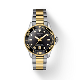 Tissot Seastar 1000 Two-Tone Stainless-steel Watch with Black Dial