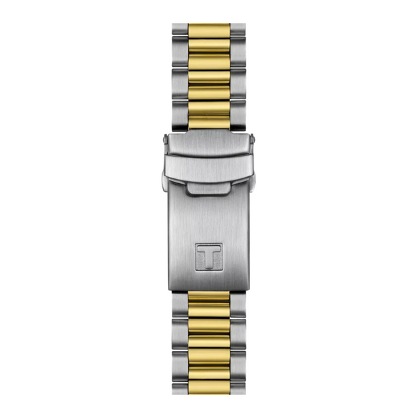 Tissot PR516 Two-Tone Stainless-steel Watch with Black Dial