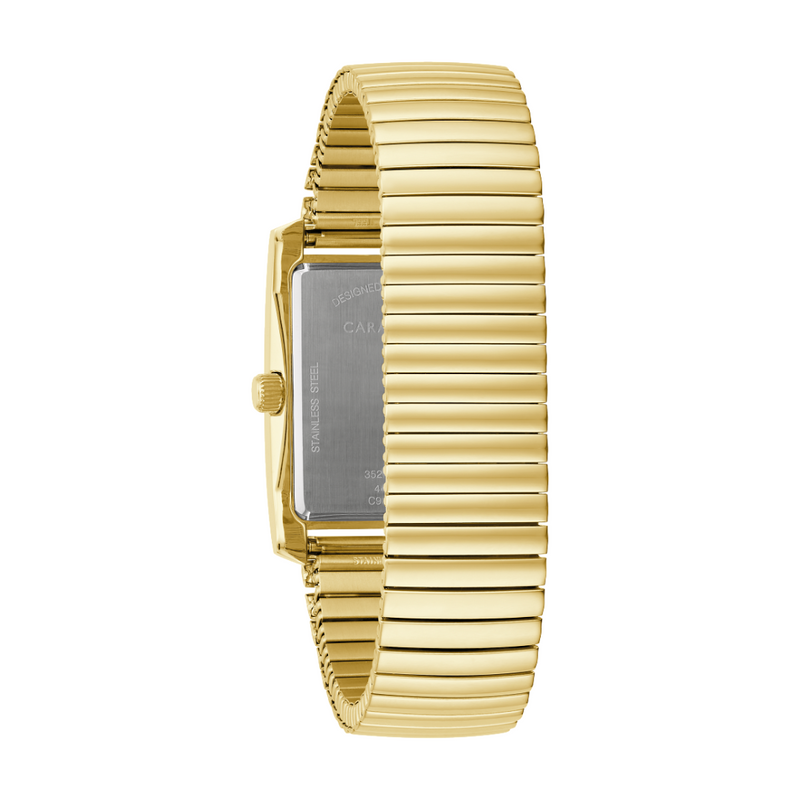 Caravelle Dress Gold-Tone Watch with Expansion Band