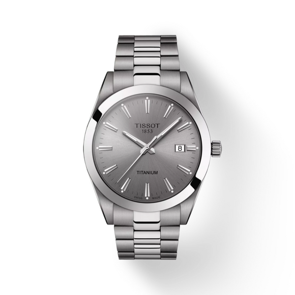 Tissot Gentleman Titanium Watch with Grey Dial