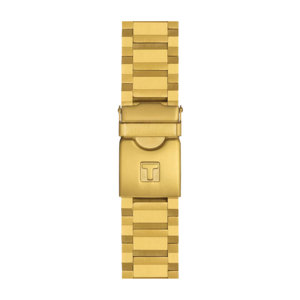 Tissot Supersport Gold-tone Watch with Black Dial