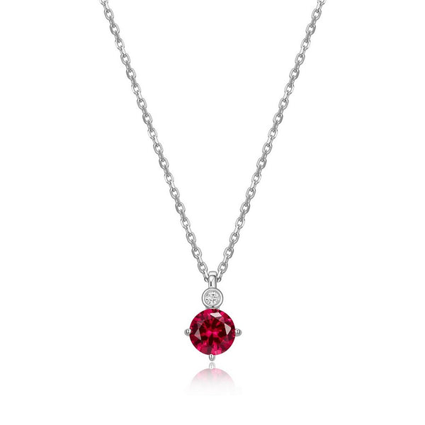 Ruby 2025 birthstone pendant