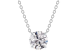 Forevermark 14K White Gold .15ct Round Brilliant Diamond Necklace