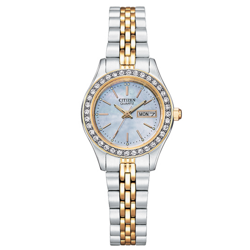 Pearl dial clearance watch