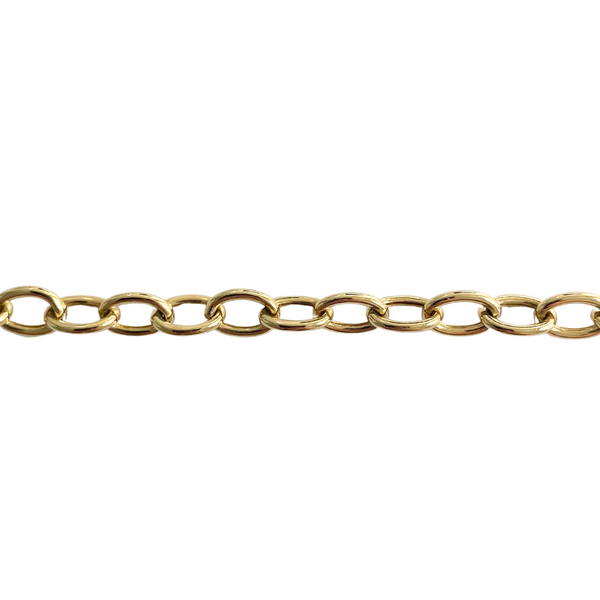 10K Yellow Gold 7" Tiffany Style Bracelet