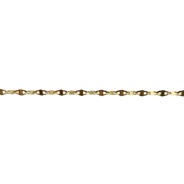 10K Yellow Gold 10" Gucci Link Anklet