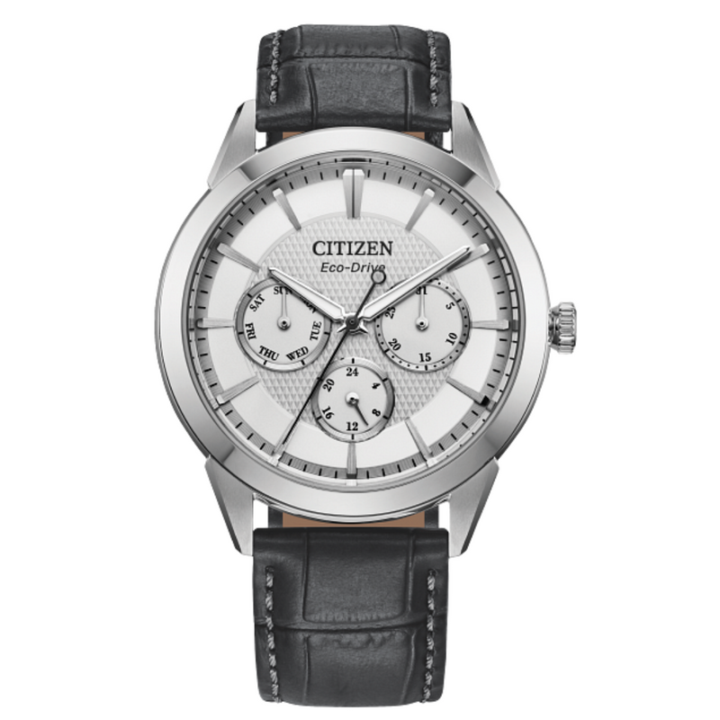 Citizen Eco-Drive Watch with Leather Strap