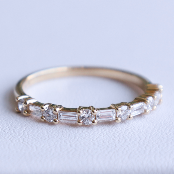 14K Yellow Gold .43ctw Diamond Band