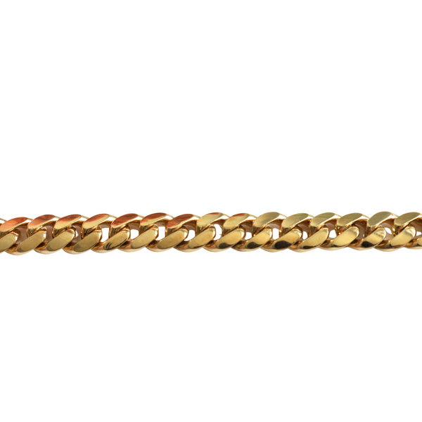 10K Yellow Gold 9" Curb Link Bracelet