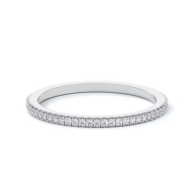 Forevermark Platinum .134ctw Pave Diamond Band